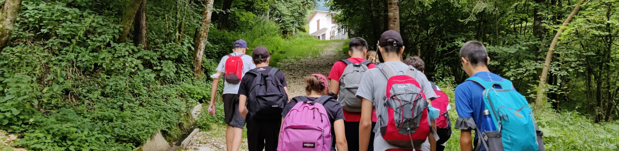 Foto camminata campo estivo 2021