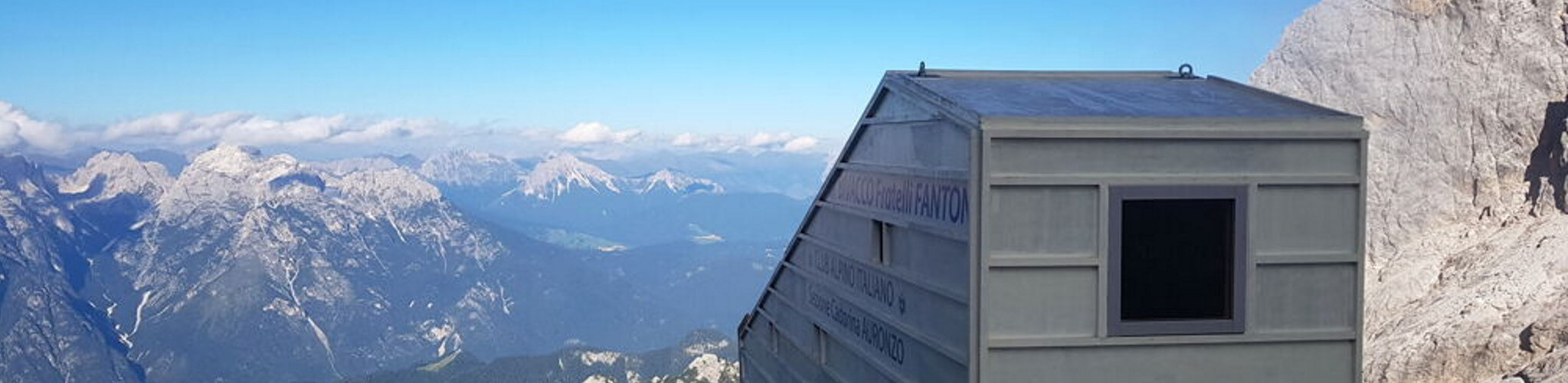Panorama dal bivacco Fanton